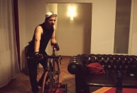 Videonauts Hometrainer Bikerolle Fixie Cinelli Mash Session