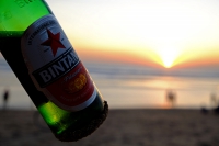 Videonauts Bali Kuta beach sunset Bintang backpacking