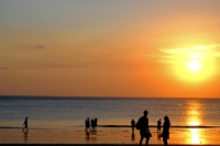 Videonauts Bali Kuta Beach sunset backpacking