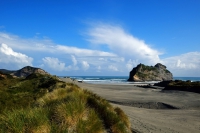 Videonauts Neuseeland Südinsel Beach Strand backpacking