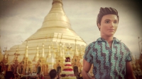 Videonauts backpacking Burma Rangun Pagode chief