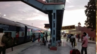 Videonauts backpacking Indien Rajasthan Jaisalmer train arrival