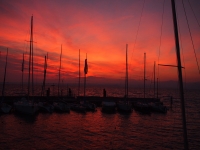 Videonaus Gardasse Bardolino sunset