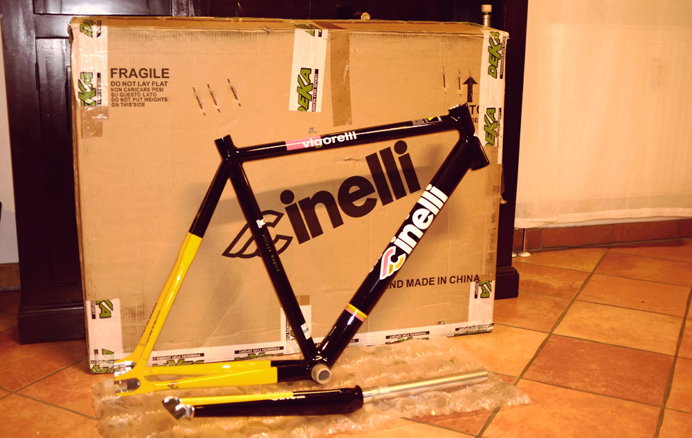 Videonauts Cinelli Vigorelli in tha house Rahmen
