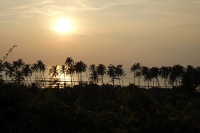 Videonauts Indien Business Trip 2014 Goa Arambol beach sunset