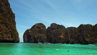 Videonauts Thailand Phuket Ko Phi Phi - Bier, sunset, Strand