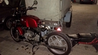 BMW R80 Heck
