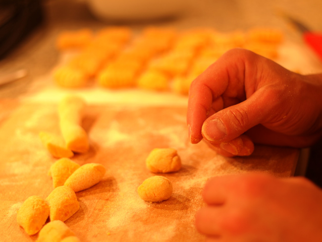 Videonauts Kürbis Gnocchi
